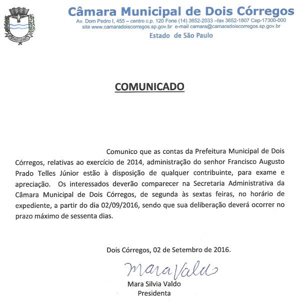 Comunicado